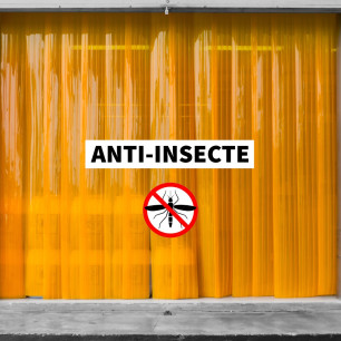 Rotolo lamelle PVC giallo anti-insetti e antizanzare