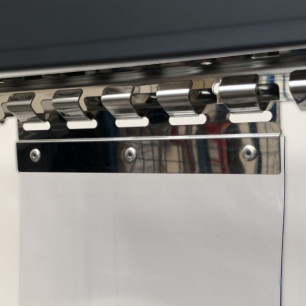 Kit fissaggio acciaio inossidabile per tende a strisce PVC