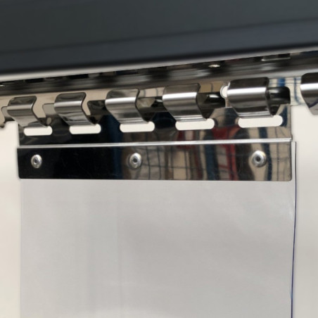 Kit fissaggio acciaio inossidabile per tende a strisce PVC