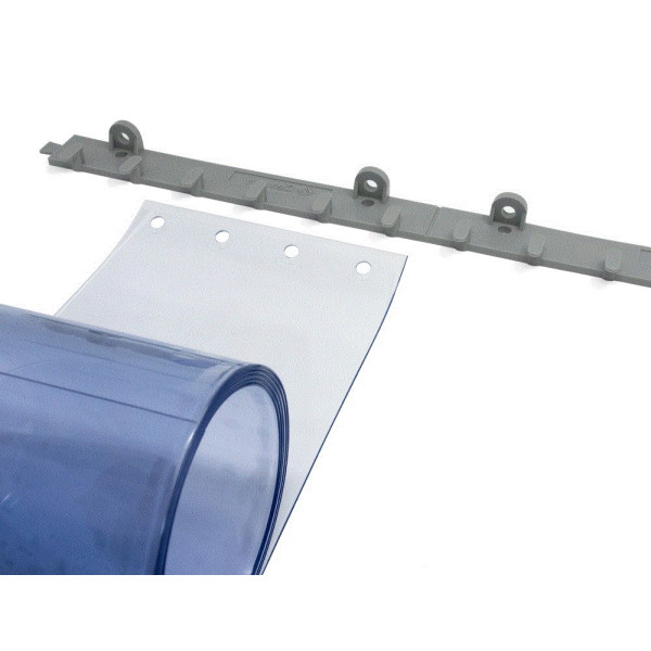 Sistema fissaggio rapido in polipropilene per tende a strisce PVC