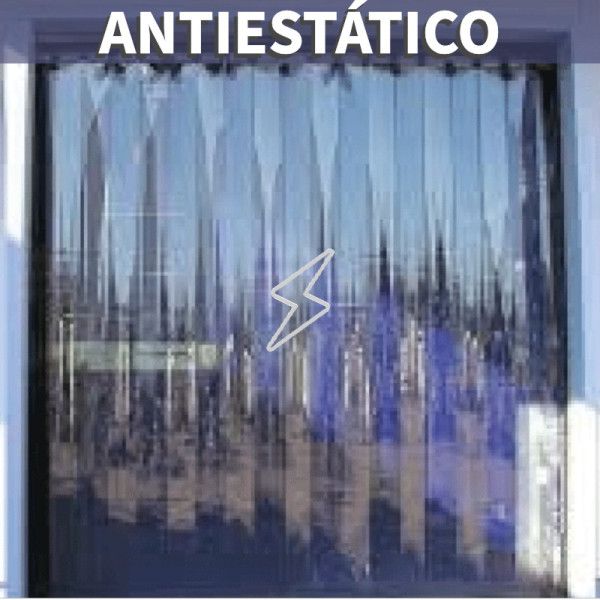 CORTINA DE LAMAS DE PVC ANTIESTÁTICAS ATEX - CONTROL ESD