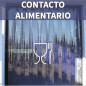 Cortinas de lamas de PVC transparente para contacto con alimentos