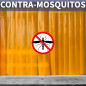 Cortina de lamas de PVC amarillo antimosquitos Cortina de lamas de PVC amarillo antimosquitos