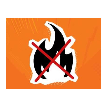 Tenda a strisce PVC ignifuga colorata M1-B1 su misura – Giallo, Blu, Verde, Rosso, Opal