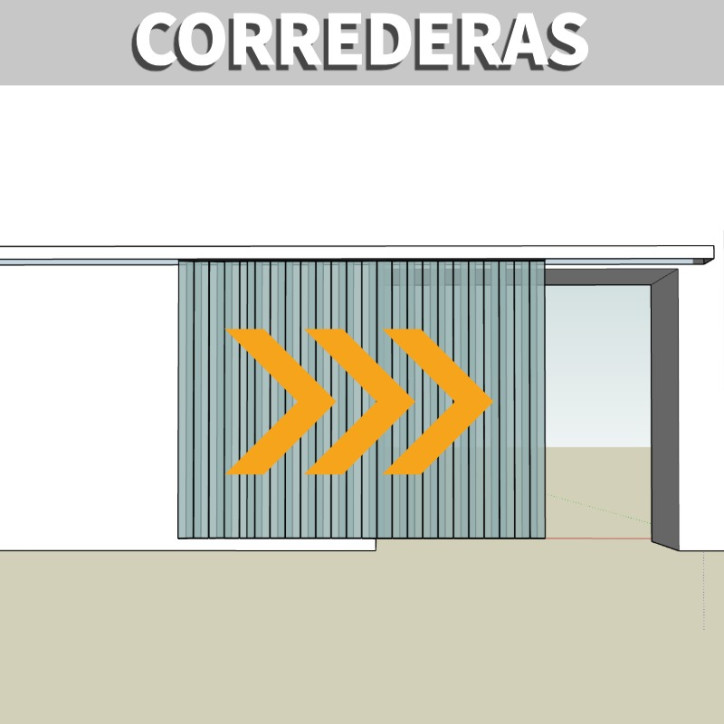 Cortinas lamas pvc correderas a medida