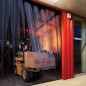 Tenda a strisce PVC trasparente su misura – Kit pronto all'installazione