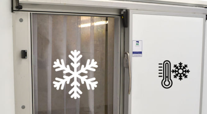 Proteggete le vostre celle frigorifere con tende a strisce PVC